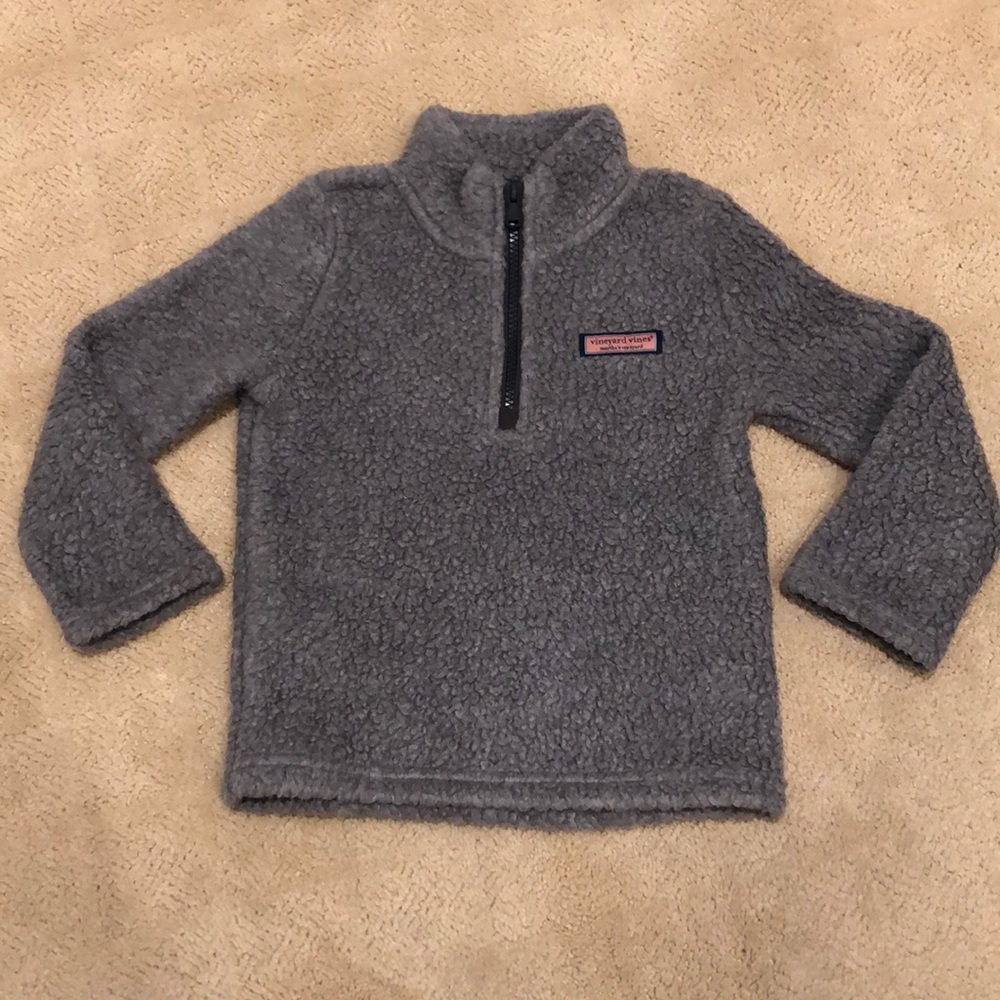 Vineyard Vines Sherpa Harbor 1/2 Zip - 4T